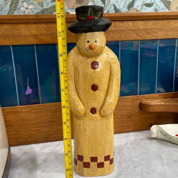 Vintage Farmhouse Snowman - Picture 8 of 11